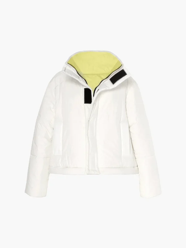Reversible Cropped Sustainable Down Coat