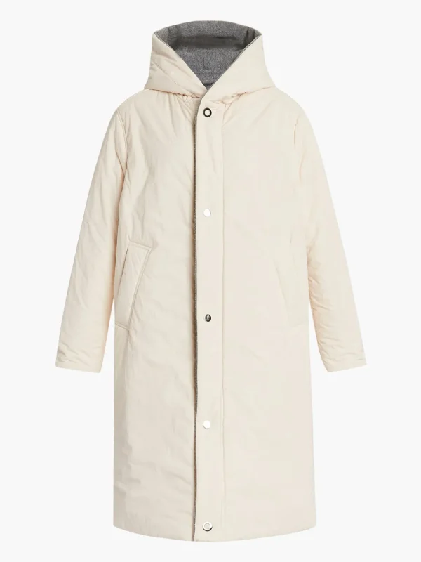 Reversible Sustainable Down Wool Coat