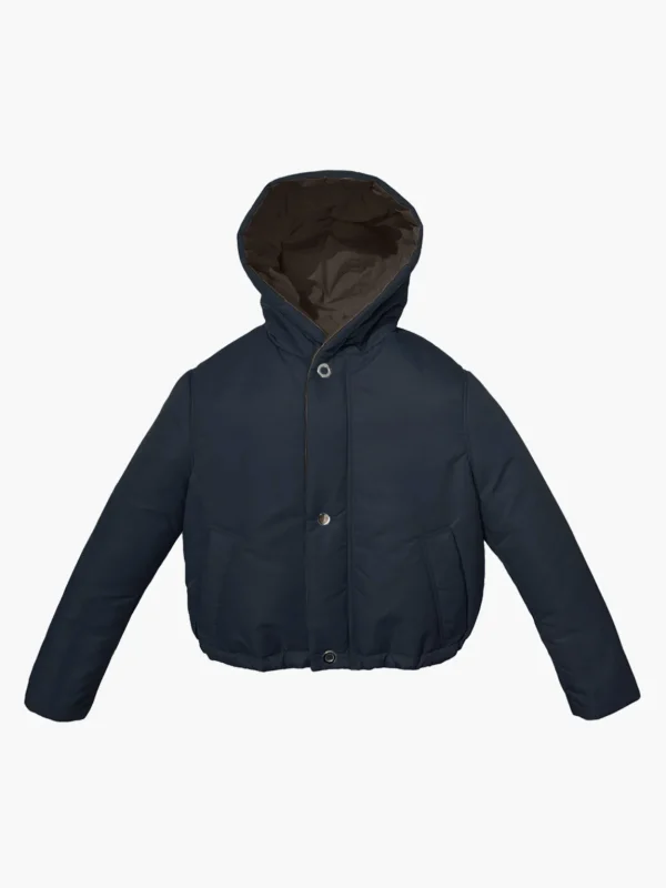 Reversible Sustainable Down Short Coat