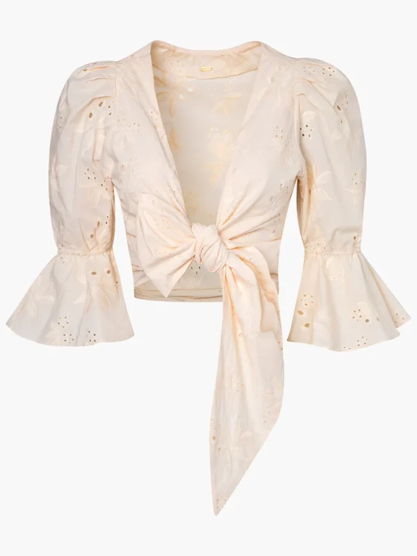 Salsa Cotton Eyelet Shirt