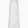 San Benito Embroidered Linen Pants