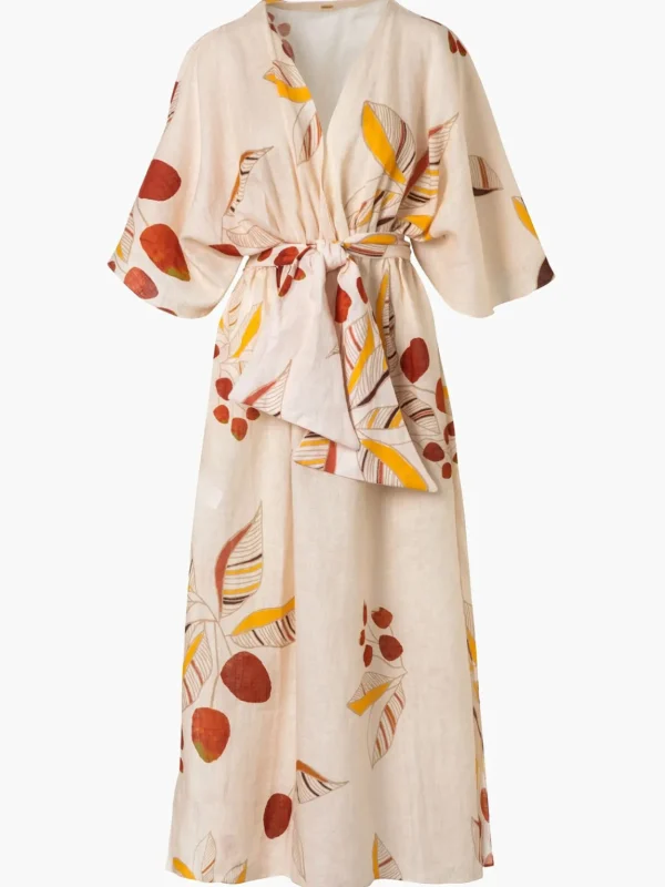 San Bernardo Linen Maxi Dress