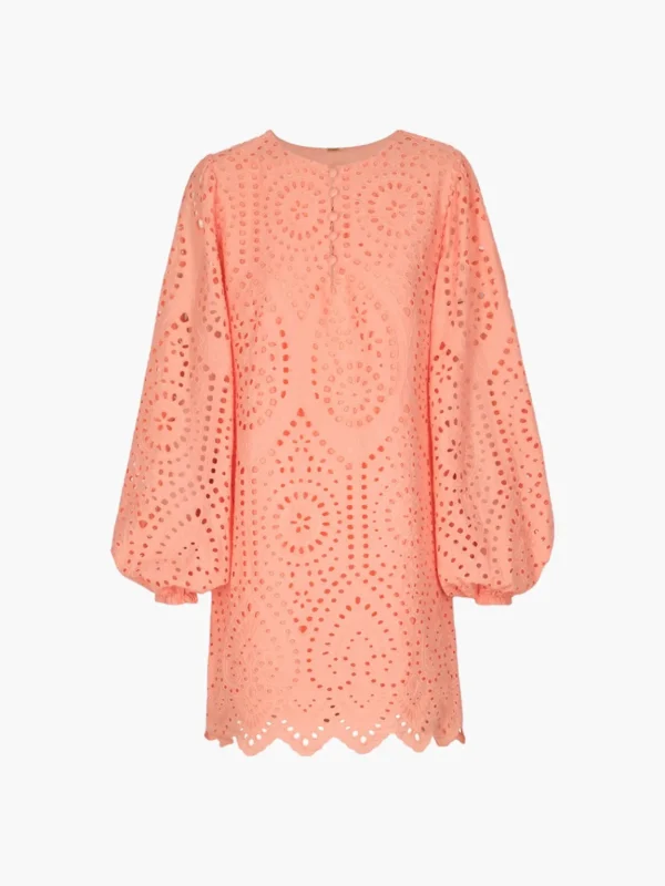 San Marco Eyelet Mini Dress