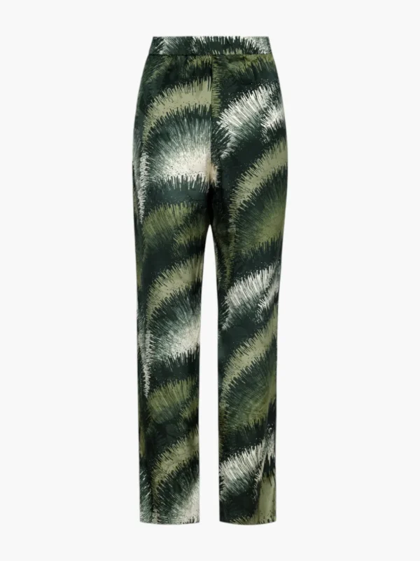 Santo Tomás Silk Jacquard Pants