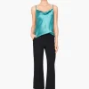 Satin Draped Front Camisole