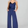 Satin Pajama Pant With Elastic Waist