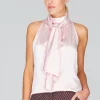 Satin Tie Neck Top