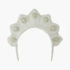 Star Shaped Velvet Pearl Headpiece