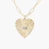 Sunbeam Heart Charm
