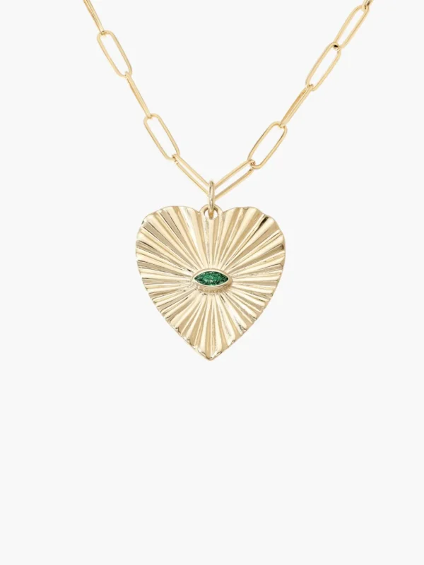 Sunbeam Heart Charm