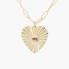Sunbeam Heart Charm