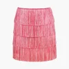 Sunrise Fringe Mini Skirt