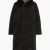Sustainable Reversible Satin Down Coat