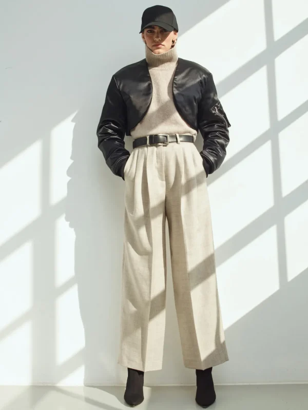 Sustainable Satin Down Bolero