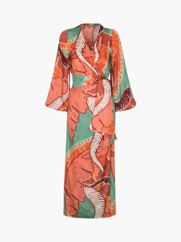 Tertulia Silk Jacquard Maxi Dress