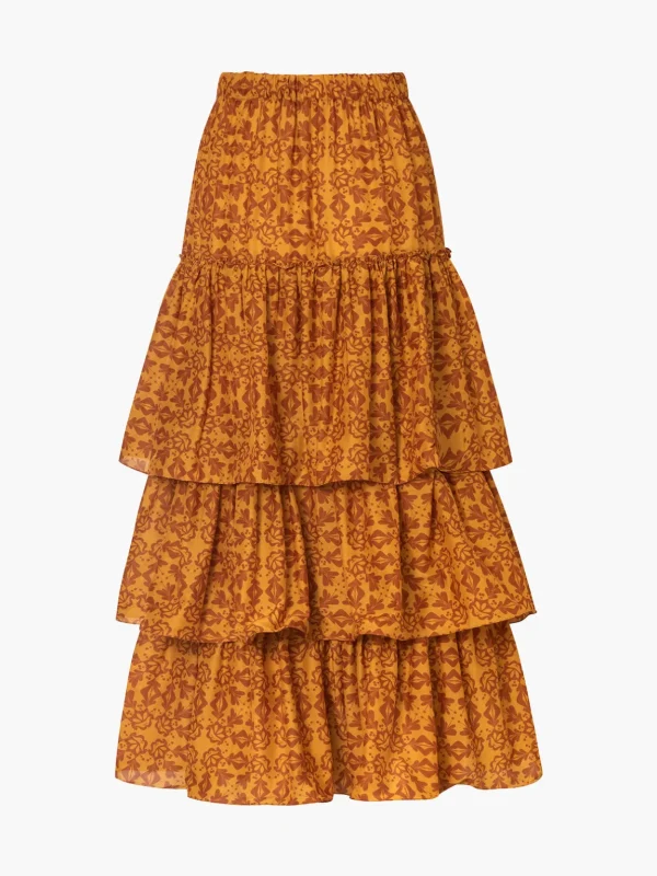 Tigre del Mar Cotton-Silk Skirt
