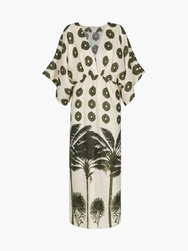 Topacio Linen Maxi Dress